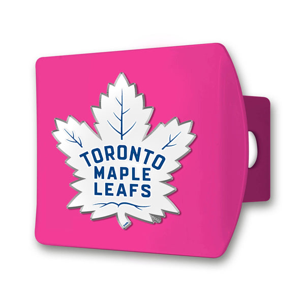 NHL - Toronto Maple Leafs Color on Pink Hitch Cover
