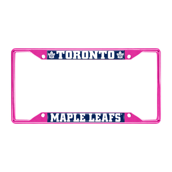 NHL - Toronto Maple Leafs-Pink License Plate frame
