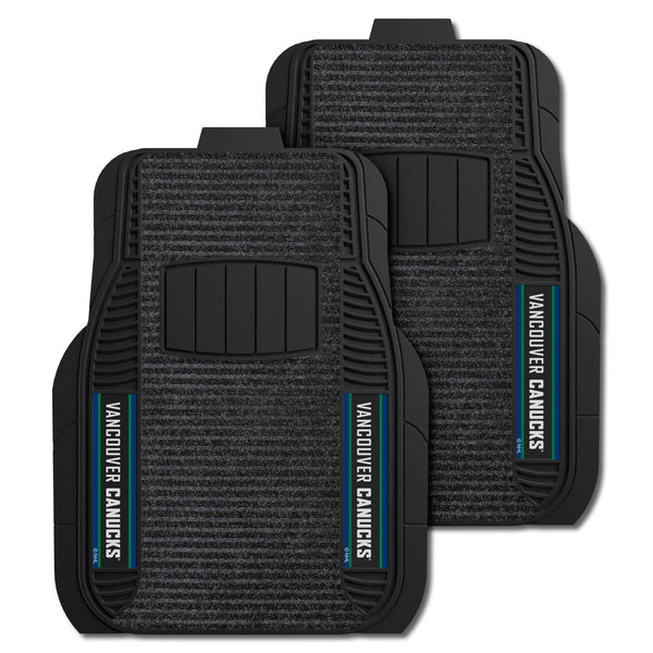 NHL - Vancouver Canucks 2-pc Deluxe Car Mat Set