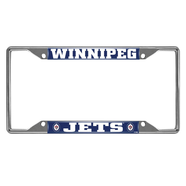 NHL - Winnipeg Jets Chrome License Plate Frame