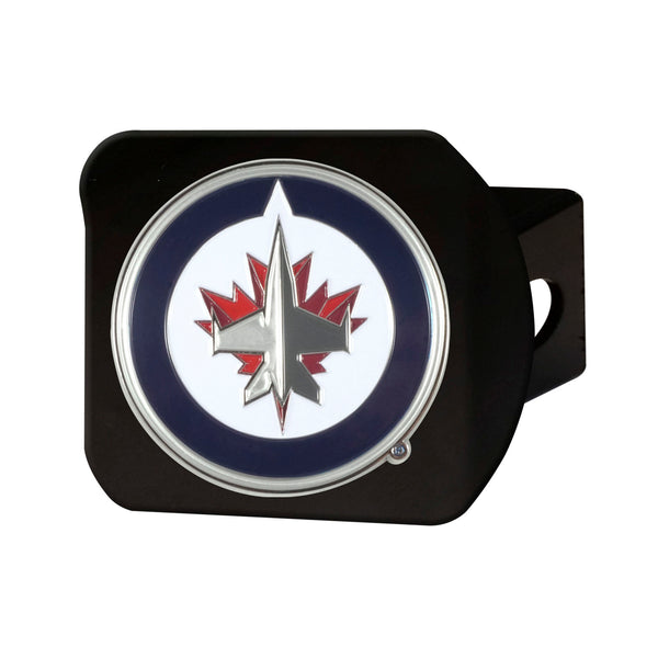 NHL - Winnipeg Jets Color on Black Hitch Cover