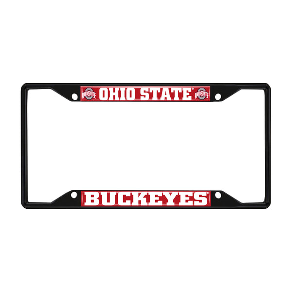 Ohio State University Black License Plate Frame