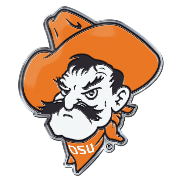 Oklahoma State University Embossed Color Emblem2