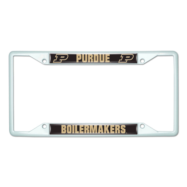 Purdue University-White License Plate Frame