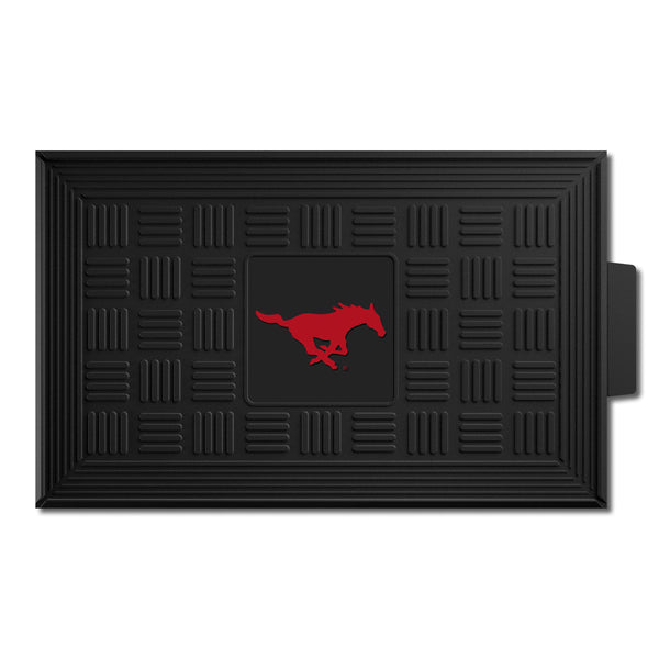 Southern Methodist University Medallion Door Mat - Red