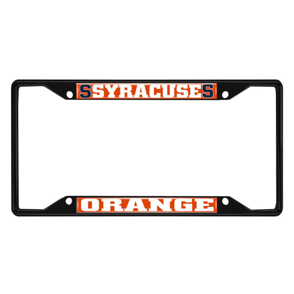 Syracuse University Black License Plate Frame