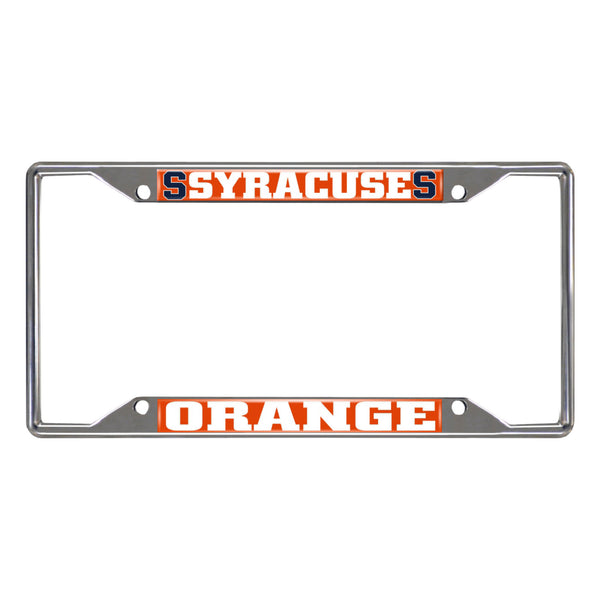 Syracuse University Chrome License Plate Frame