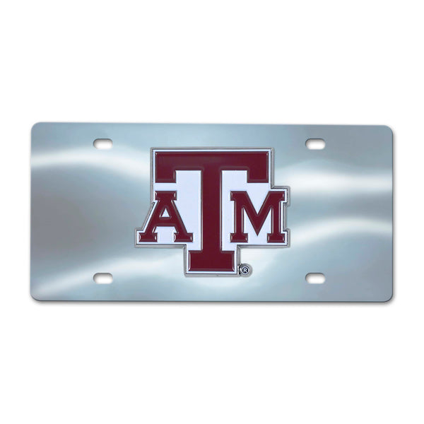 Texas A&M University Chrome Diecast License Plate