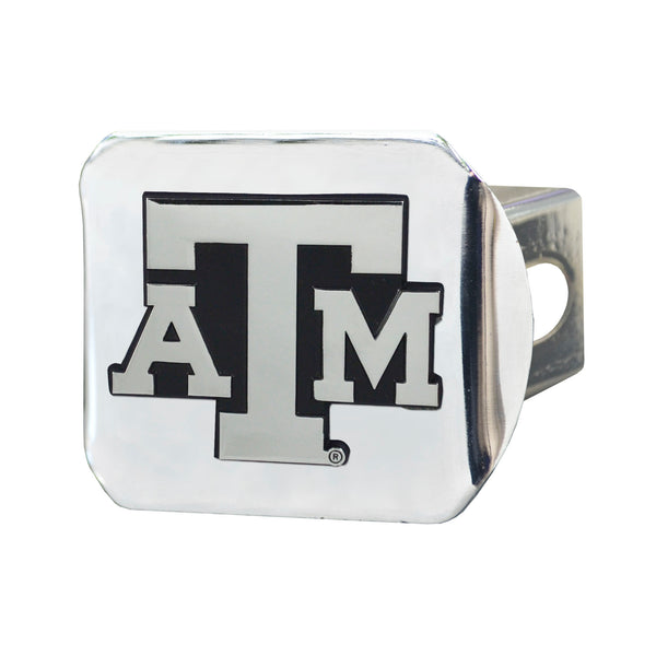 Texas A&M University Chrome on Chrome Hitch Cover