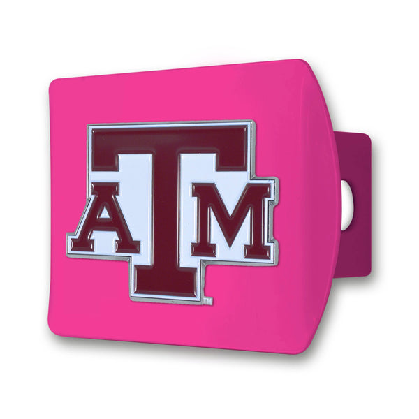 Texas A&M University Color on Pink Hitch Cover