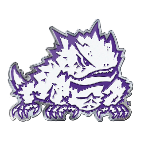 Texas Christian University Embossed Color Emblem