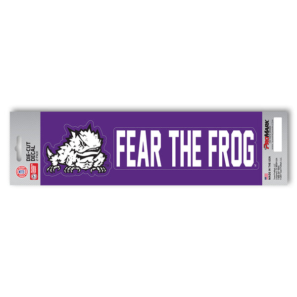 Texas Christian University Team Slogan Decal