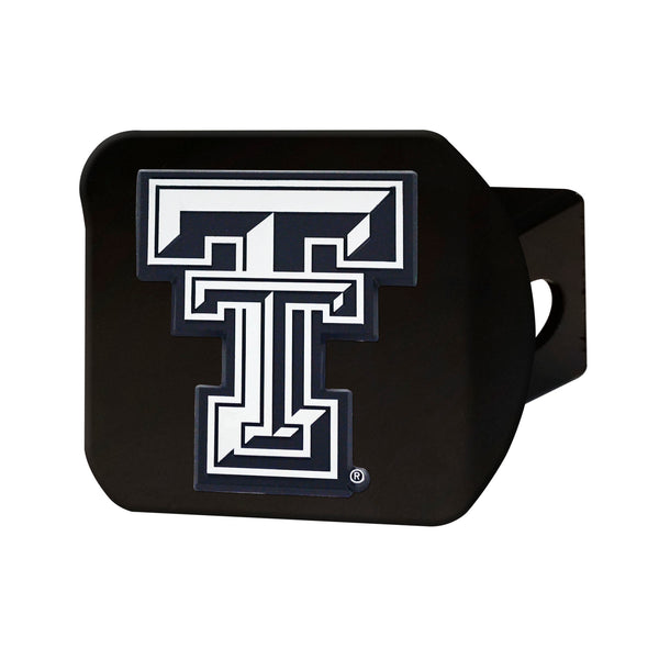 Texas Tech University Chrome on Black Hitch Cover