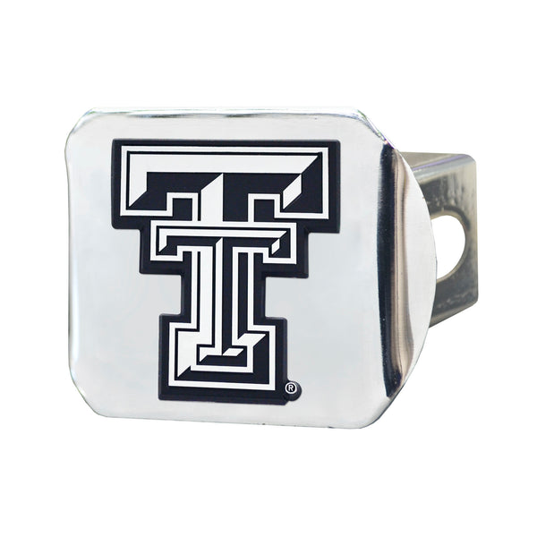 Texas Tech University Chrome on Chrome Hitch Cover