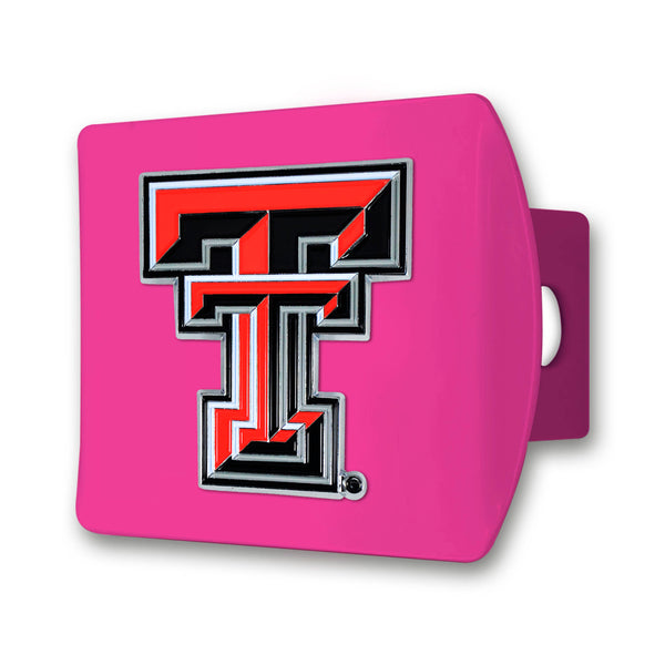 Texas Tech University Color on Pink Hitch Cover