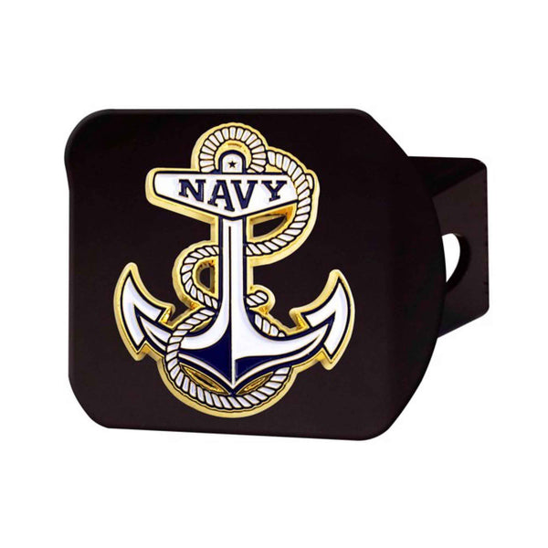 U.S. Naval Academy Color On Black Hitch Cover