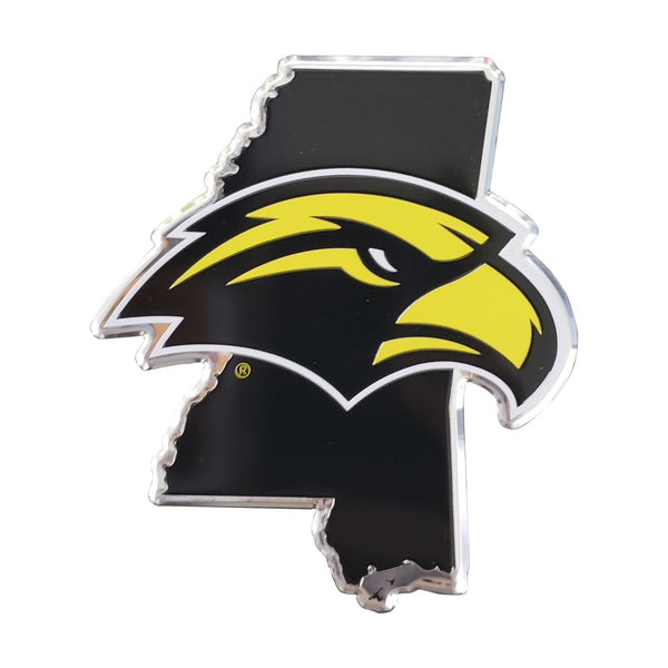 Univ of Southern Mississippi Embossed State Emblem
