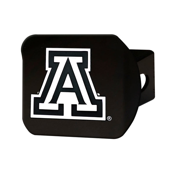 University Of Arizona Chrome On Black Hitch Cover