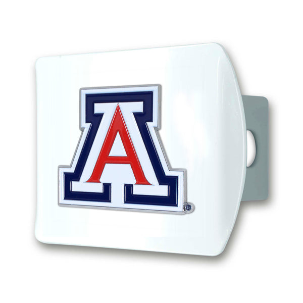 University Of Arizona Color On White Hitch Cover