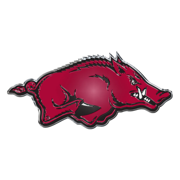University Of Arkansas Embossed Color Emblem