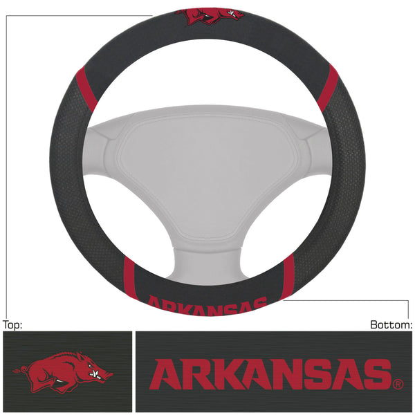 University Of Arkansas Steering Wheel Cover