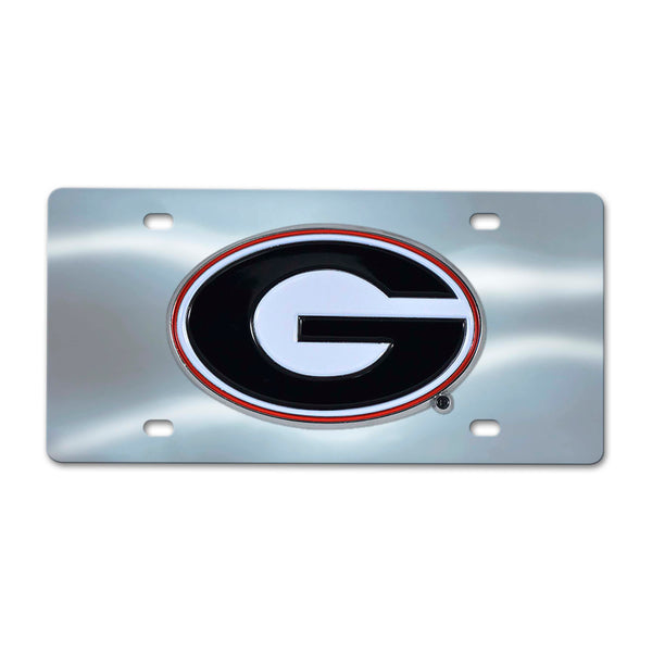 University of Georgia Chrome Diecast License Plate