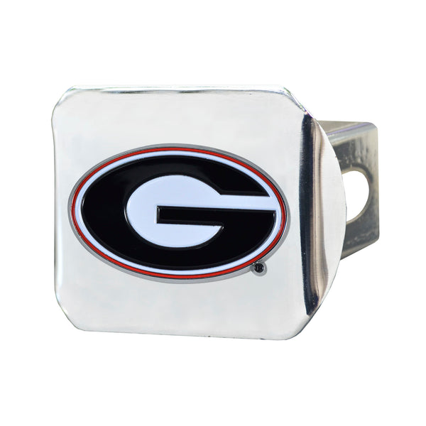 University of Georgia Color on Chrome Hitch Cover