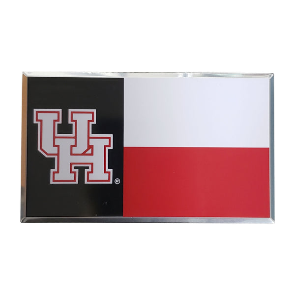 University Of Houston Embossed State Flag Emblem