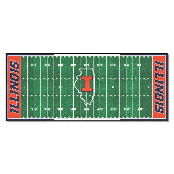 University of Illinois Football Field Runner