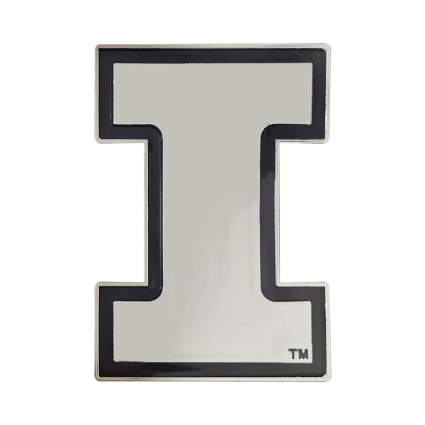 University of Illinois Molded Chrome Emblem