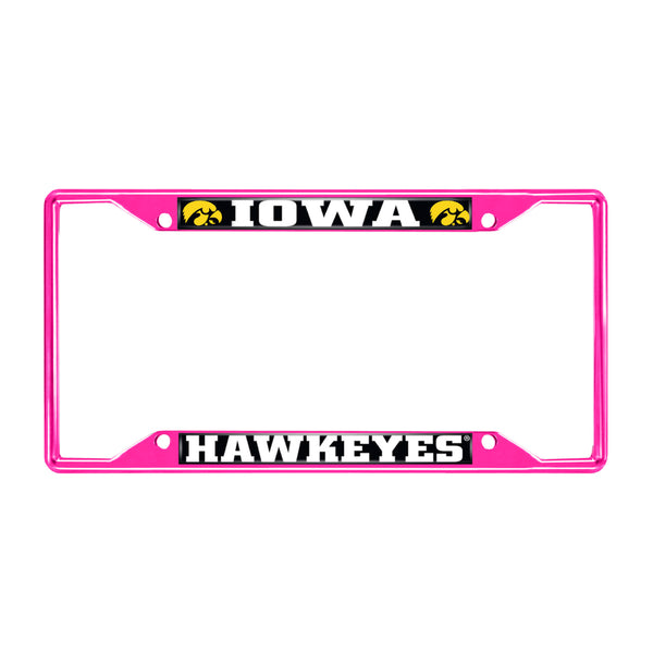 University Of Iowa-Pink License Plate Frame