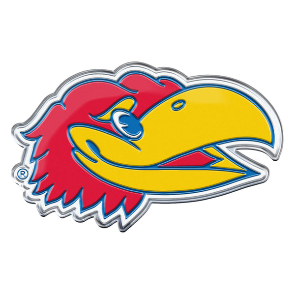 University Of Kansas Embossed Color Emblem2
