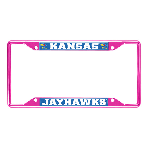 University Of Kansas-Pink License Plate Frame