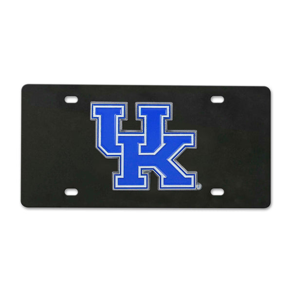 University of Kentucky Black Diecast License Plate