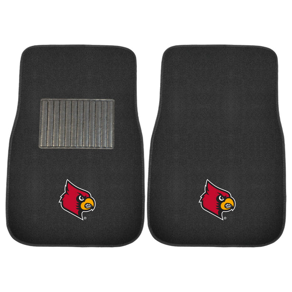 University of Louisville 2-pc Embroidered Car Mat Set