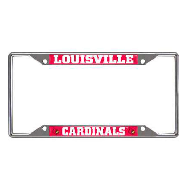 University of Louisville Chrome License Plate Frame