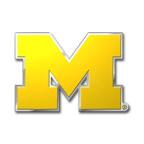 University of Michigan Embossed Color Emblem
