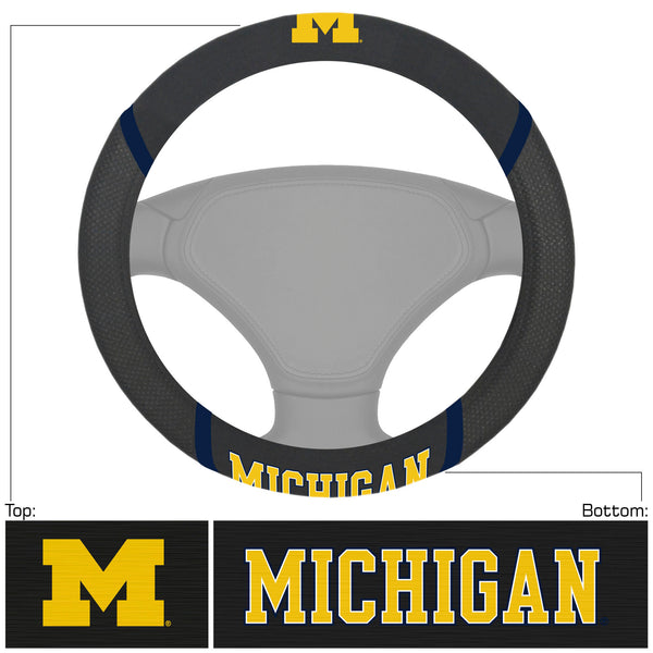 University of Michigan Steering Wheel Cover