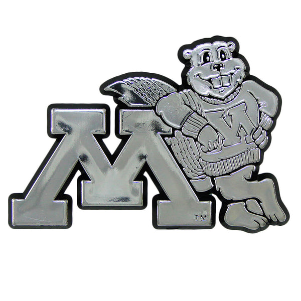 University of Minnesota Molded Chrome Emblem