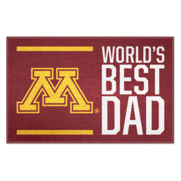 University of Minnesota Starter Mat - World's Best Dad