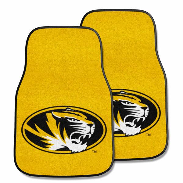 University of Missouri 2-pc Carpet Car Mat Set