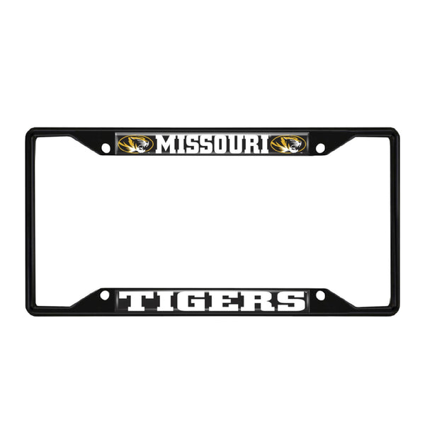 University Of Missouri Black License Plate Frame