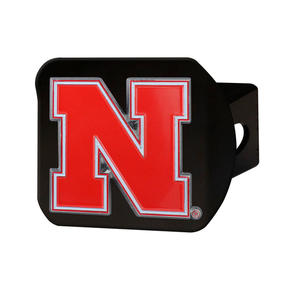 University Of Nebraska Color On Black Hitch Cover