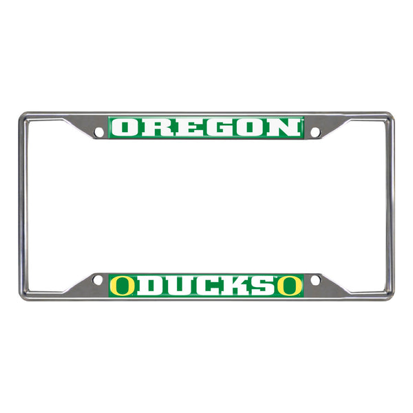 University Of Oregon Chrome License Plate Frame
