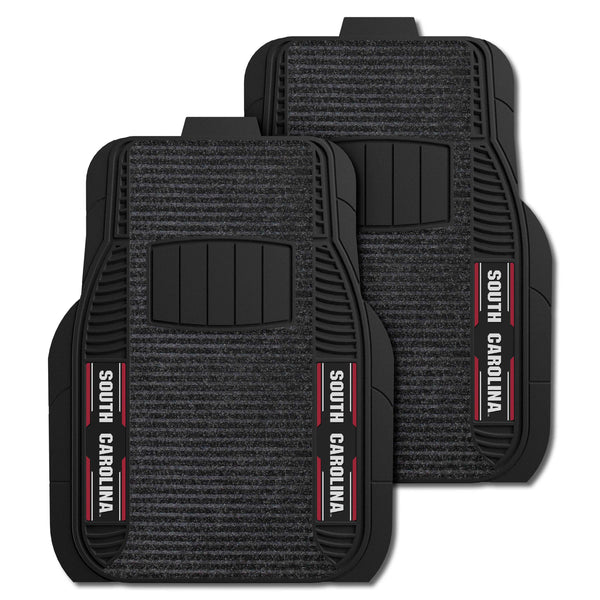 University of South Carolina 2-pc Deluxe Car Mat Set
