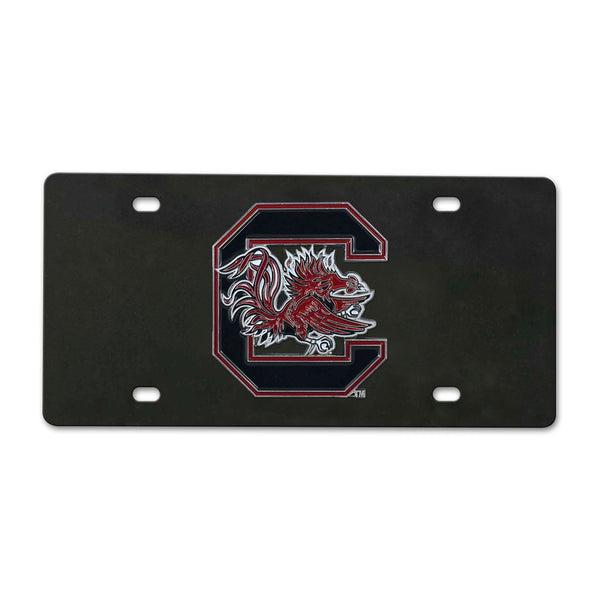 University of South Carolina Black Diecast License Plate