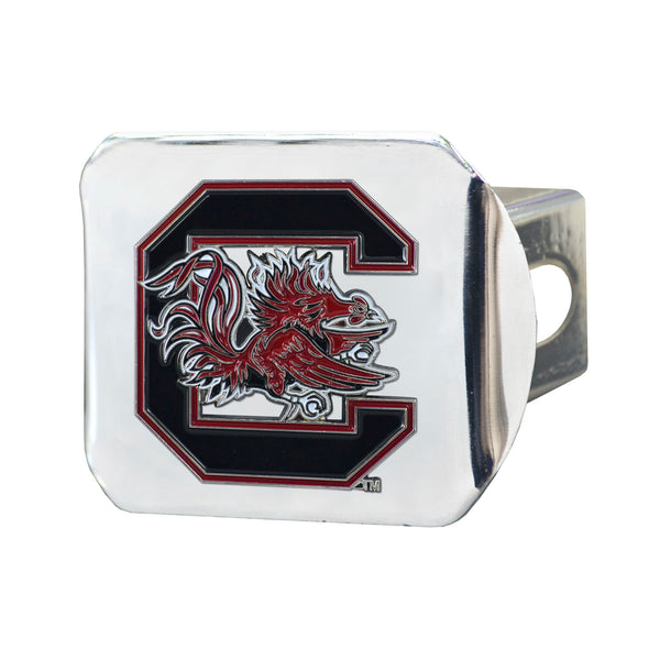 University of South Carolina Color on Chrome Hitch Cover