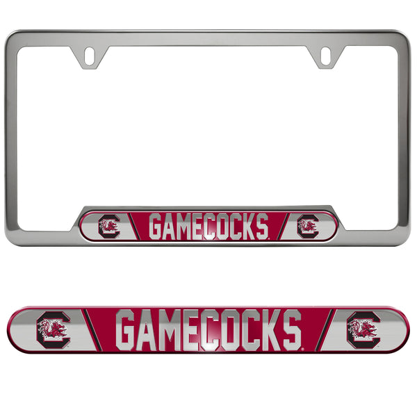 University Of South Carolina Embossed License Plate Frame