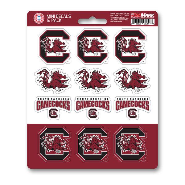 University of South Carolina Mini Decal 12-pk