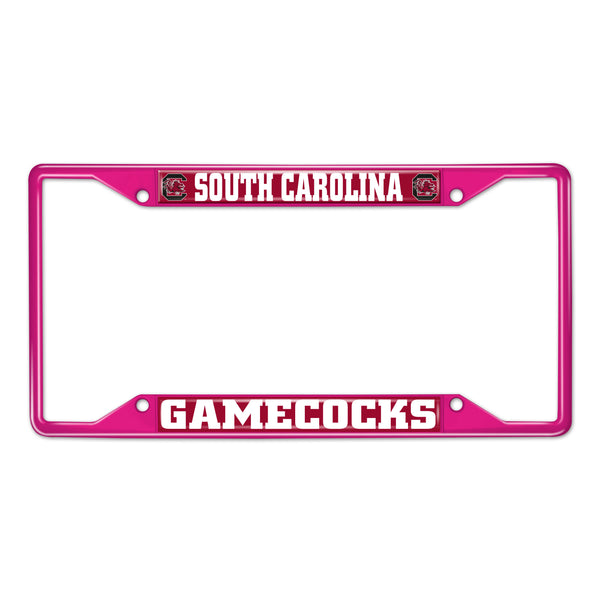 University Of South Carolina Pink License Plate Frame